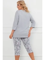 Italská móda Ibena r.3/4 sp.3/4 barva:melange/print