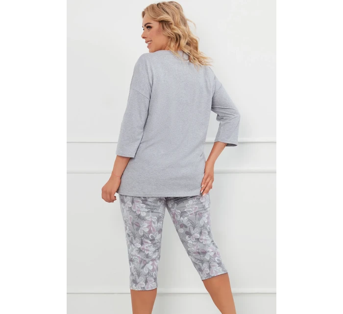 Italská móda Ibena r.3/4 sp.3/4 barva:melange/print