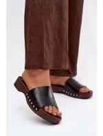 Dámské pantofle se zlatými černé model 21918782 - Boto