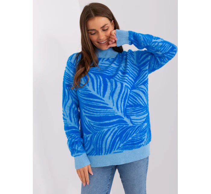 Sweter AT SW model 18884706 niebieski - FPrice