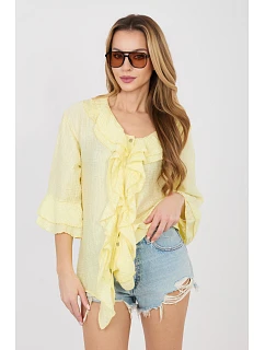 Košile s dlouhým rukávem  model 225520 Italy Moda