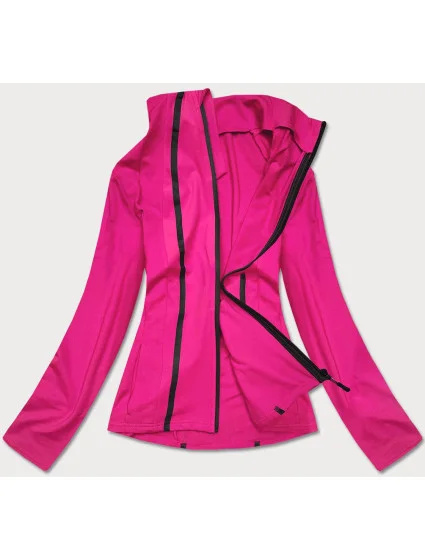 Růžová dámská mikina s nízkým stojáčkem (HH020-51) Růžová dámská mikina s nízkým stojáčkem (HH020-51)