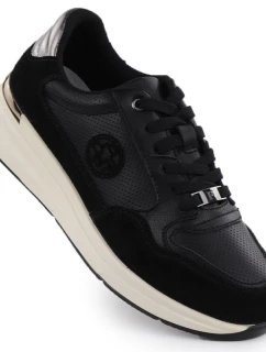 Dámské černé kožené polobotky model 21905449 - FILIPPO