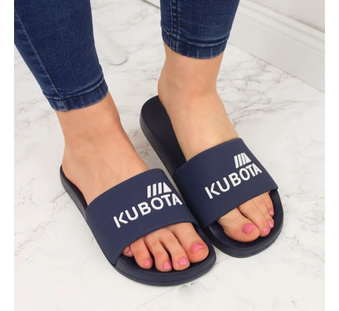 Plážové žabky basic Kubota W KUB1B navy blue
