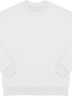 B&C Influence Crew Těžká oversize unisex mikina 01.IC01 white