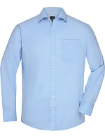 JN keprová košile s dlouhým rukávem 02.0 light blue model 22488321 - Daiber JN keprová košile s dlouhým rukávem 02.0 light blue model 22488321 - Daiber