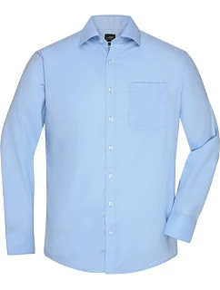 JN keprová košile s dlouhým rukávem 02.0 light blue model 22488321 - Daiber
