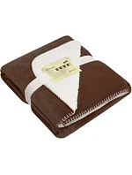 Daiber JN 955 Velurová deka 02.0955 brown/natural Daiber JN 955 Velurová deka 02.0955 brown/natural
