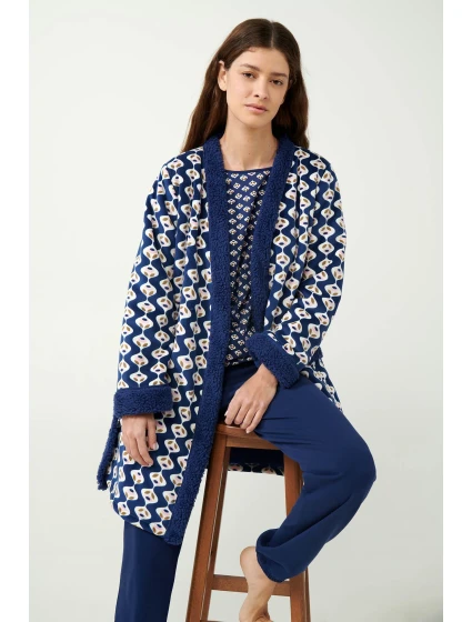 Dámský župan s potiskem model 20516812 - Vamp Dámský župan s potiskem model 20516812 - Vamp