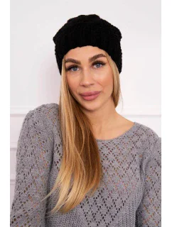 Fleecová čepice Justyna K253 černá