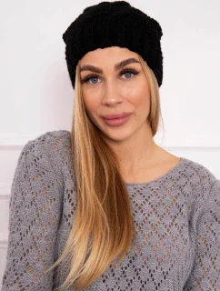 Fleecová čepice  černá model 18750371 - K-Fashion