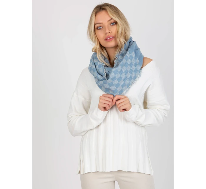 Tunelová šála AT KM model 17833610 světle modrá - FPrice Tunelová šála AT KM model 17833610 světle modrá - FPrice