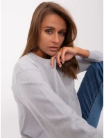 Sweter AT SW model 18895527 jasny szary - FPrice