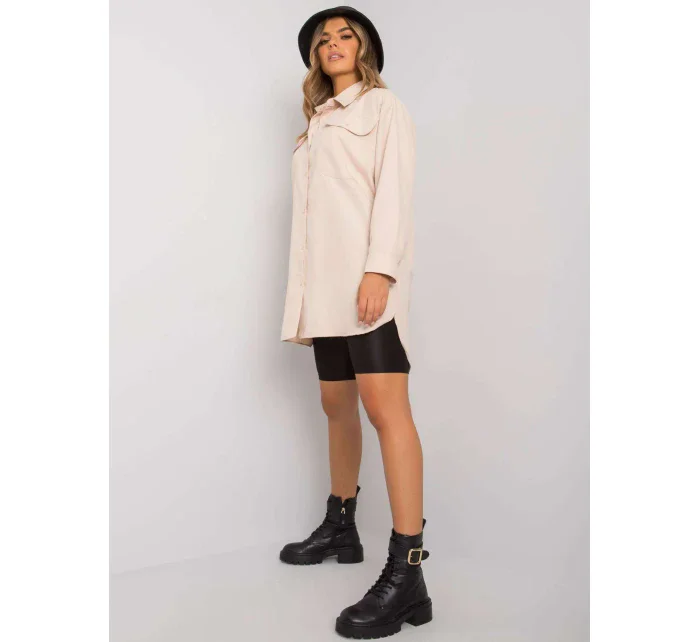 EM košile KS 678.57 světle béžová EM košile KS 678.57 světle béžová