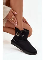 Dámské sněhule Wrangler s přezkou – černé Dámské sněhule Wrangler s přezkou – černé