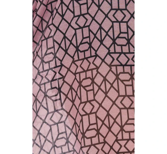 Dámské pareo 13 D95CH - 41a černé s geometrickým vzorem - Self