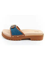 Dámské dřeváky W F305492349 hnědo-modré - Scholl Iconic