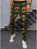 Pánské hnědé tepláky moro Dstreet UX3319