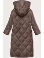 Prošívaná dámská zimní bunda ve velbloudí barvě model 21245927 - Z-DESIGN