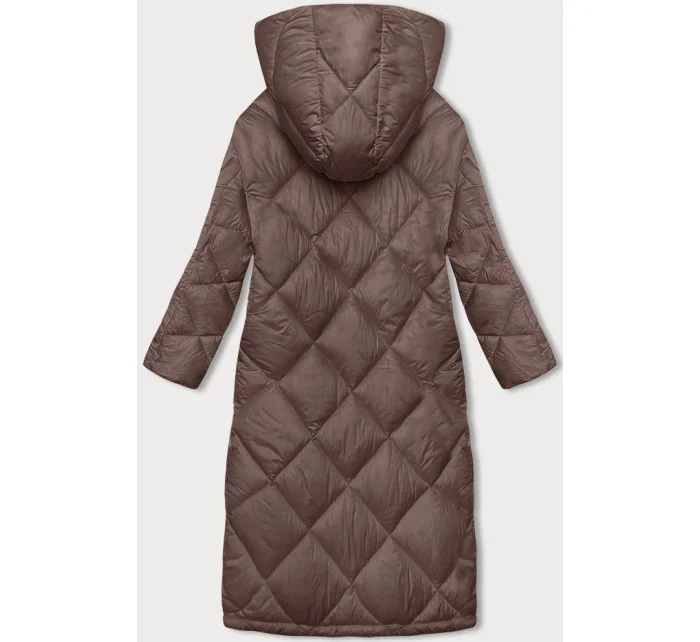 Prošívaná dámská zimní bunda ve velbloudí barvě model 21245927 - Z-DESIGN