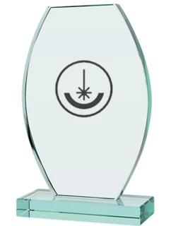 Trofeum szklane grawerowane z etui