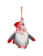 DEKORATIVNÍ MIKÁDO S DÁRKOVÝM SÁČKEM 15CM ŠEDÉ BARVY