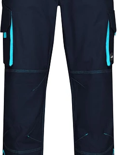 Daiber JN 847 (25-28) Pracovní kalhoty - Color 02.847S navy/turquoise