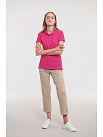 Dámské elastické piqué polo 10. convoy grey model 22473807 - Russell Athletic Dámské elastické piqué polo 10. convoy grey model 22473807 - Russell Athletic