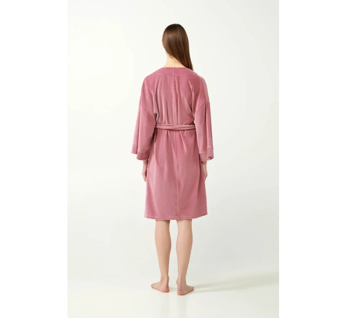 Dámský sametový župan model 20515933 - Vamp Dámský sametový župan model 20515933 - Vamp