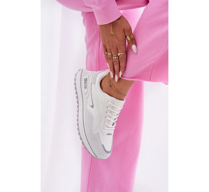 Dámské tenisky Big Star RR274A213 HI-POLY SYSTEM Bílé Dámské tenisky Big Star RR274A213 HI-POLY SYSTEM Bílé