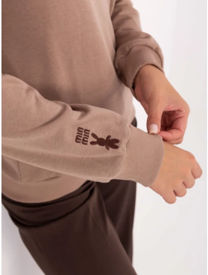 Bluza RV BL model 21319968 ciemny bezowy - FPrice Bluza RV BL model 21319968 ciemny bezowy - FPrice