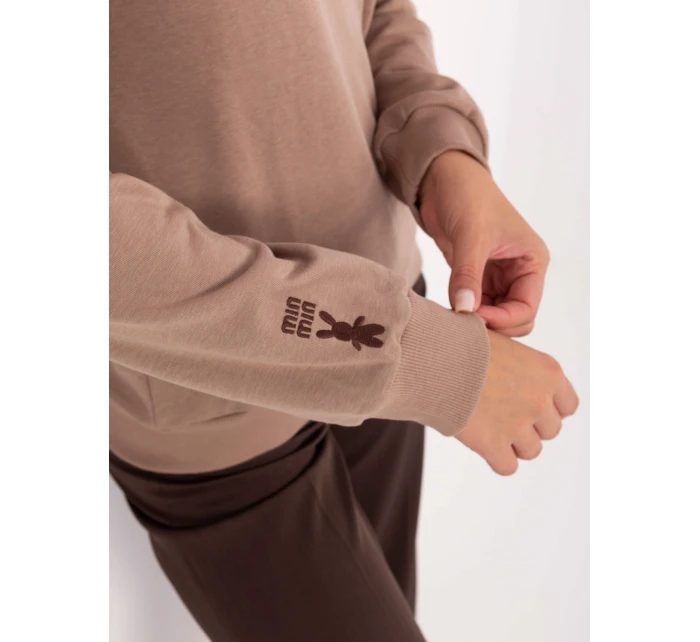 Bluza RV BL model 21319968 ciemny bezowy - FPrice Bluza RV BL model 21319968 ciemny bezowy - FPrice