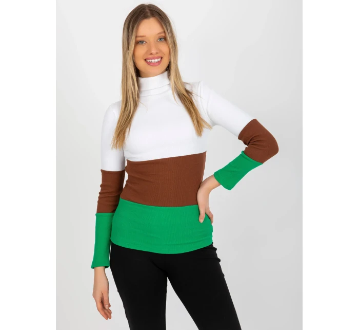 Dámská halenka RV BZ 8465 1.32P zelená - FPrice Dámská halenka RV BZ 8465 1.32P zelená - FPrice