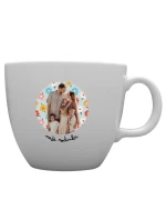 Personalizovaný MEGA XXL keramický hrnek 1000 ml s výřezem fotky na podkladu Personalizovaný MEGA XXL keramický hrnek 1000 ml s výřezem fotky na podkladu