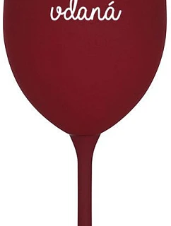 PROTOŽE JSEM  bordo sklenice na víno 350 ml model 20582079 - Giftela