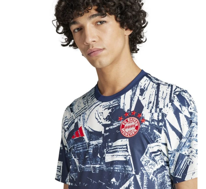 Adidas FC Bayern Předzápasové tričko JSY IQ0614 Adidas FC Bayern Předzápasové tričko JSY IQ0614