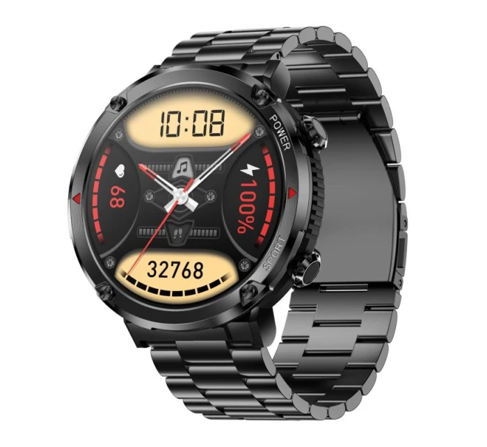 Chytré hodinky Gravity GT21-1+ Black Silicone Strap Chytré hodinky Gravity GT21-1+ Black Silicone Strap