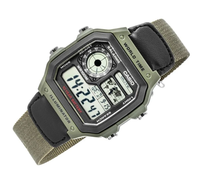 Pánské hodinky CASIO AE-1200WHB-3BVDF + krabice Pánské hodinky CASIO AE-1200WHB-3BVDF + krabice