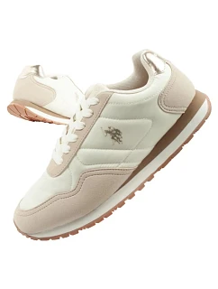U.S Polo Assn dámské sportovní boty tenisky módní pohodlné ecru dámské