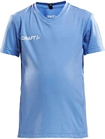 Craft Teamwear Squad Go Jersey Solid Jr Dětské sportovní tričko s výstřihem do V 82.5582 mff blue