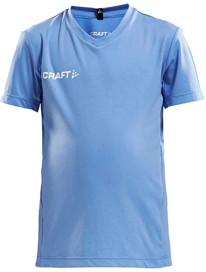 Craft Teamwear Squad Go Jersey Solid Jr Dětské sportovní tričko s výstřihem do V 82.5582 mff blue Craft Teamwear Squad Go Jersey Solid Jr Dětské sportovní tričko s výstřihem do V 82.5582 mff blue