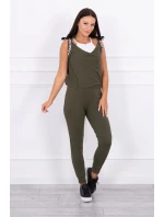 s nápisem khaki model 18743250 - K-Fashion