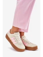 Dámské Tenisky Na Platformě Béžové Syliyana Dámské Tenisky Na Platformě Béžové Syliyana