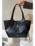 Shopper taška s přezkou NOBO BAG6010-020 Černá