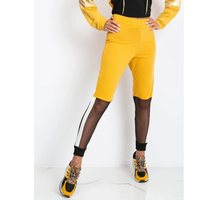 Teplákové kalhoty 23 DR model 20748243 tmavě žluté - FPrice