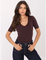 Sweter PM SW B model 21334773 ciemny brązowy - FPrice