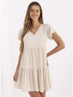 Šaty WN SK 842.01P světle béžová
