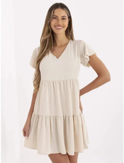 Šaty WN SK 842.01P světle béžová