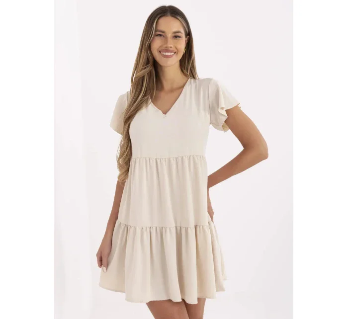 Šaty WN SK 842.01P světle béžová