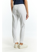Monnari Kalhoty Dámské bavlněné kalhoty White
